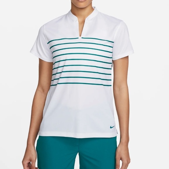 Nike Dri-FIT Victory Women's Striped Golf Polo Size XS - Picture 3 of 7